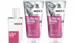 Mexx - Life is now szett II. edt női - 30 ml eau de toilette + 2 x 50 ml testápoló