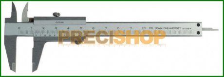 MIB 01004035 Tolómérő 0-100/0,02 mm, Rozsdamentes, edzett, csavaros rögzítővel
