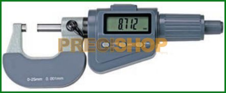 MIB 02030020 Digitális mikrométer Frikciós forgódobbal, 0-25mm