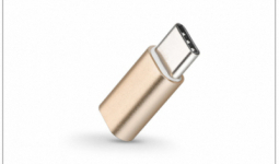 Micro USB - USB Type-C adapter - Type-C 3.0 - gold