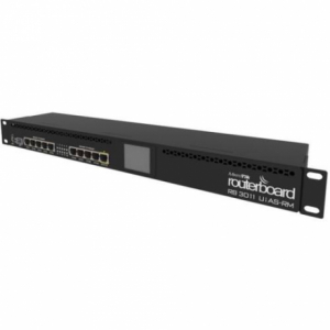 Mikrotik RB3011UIAS-RM L5 1GB RAM, 10xGigabit LAN, 1xSFP, LCD, 1xUSB 3.0, Rack19
