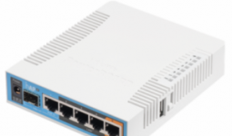 MIKROTIK Router - RB962UIGS-5HACT2HNT - 5GbitLAN, 1SFP, 1USB, PoE-out, AC1750, 450Mbps/1300Mbps, RouterOS L4, (hAP ac)