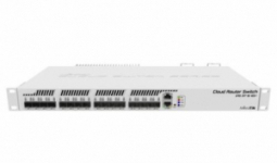 MIKROTIK Switch - CRS317-1G-16S+RM - 1GbitLAN, 16SFP+, RouterOS / SwitchOS L6, Layer3, Rackmountable