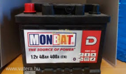 Monbat Dynamic Autó Akkumulátor 12V 48Ah 400A