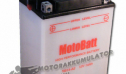 MotoBatt YB14-A2 12V 14Ah Motor akkumulátor sav nélkül