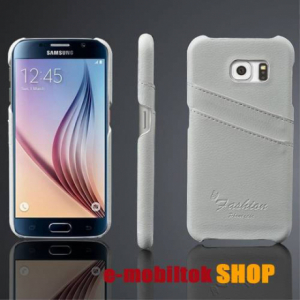 Műanyag tok, Samsung SM-G920 Galaxy S6, Fehér