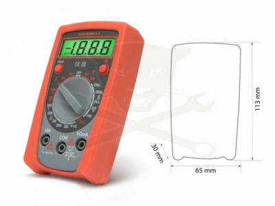 Multiméter, digitális DC 500V / AC 500V Zseb méret - Maxwel (PT-25103)