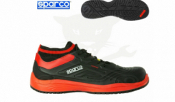 Munkavédelmi cipő SPARCO - Legend S3 ESD fekete-piros 44-es (752544NRRS)