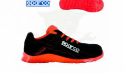 Munkavédelmi cipő SPARCO - PRACTICE S1P fekete-piros 44-es (751744NRRS)
