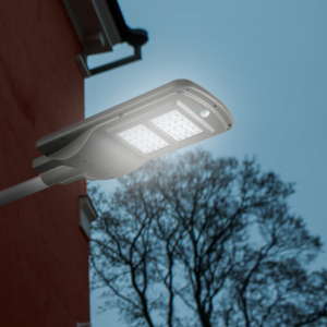 Napelemes LED lámpa, utcai világítás, 60 W