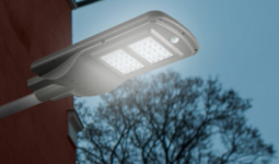 Napelemes LED lámpa, utcai világítás, 60 W