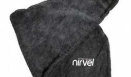 Fodrász turbán törölköző hosszú hajakhoz Nirvel logóval - Nirvel fodrászkellék