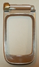 Nokia 6131 billentyűzet körüli keret ezüst-arany swap*