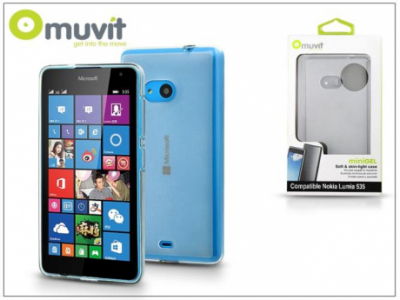 Nokia Lumia 535 hátlap - Muvit miniGel - transparent