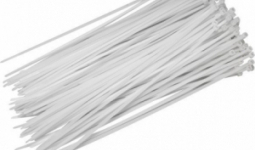 Normál kábelkötegelő 400x4,8 Fehér (25db/cs)
