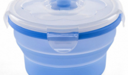 Nuvita összecsukható szilikon tál - 540 ml - kék 4468