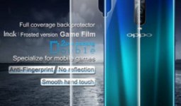 Oppo R17 Pro, Imak Frosted Hydrogel Protector hátlapvédő fólia, Matt, 2db, 0,15 mm, A teljes hátlapot védi