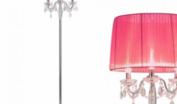 Pink állólámpa, nappali világítás