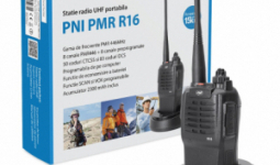 PNI 15km-es, akkumulátoros UHF adó-vevő, dokkolóval (PNI-PMRR16)