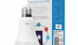 PNI WiFi-s LED izzó, 9W, E27, 2700-6500K változtatható színhőmérséklet (PNI-SB9W)