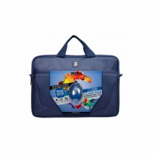 Port Designs notebook táska, POLARIS II BUNDLE 15,6", kék + vezetékes egér