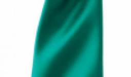 Premier PR750 fényes szatén nyakkendő, Emerald