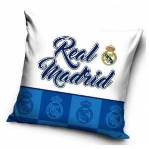 Real Madrid kispárna fehér kék levehető huzattal