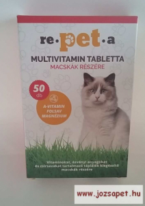 Repeta macska multivitamin tabletta 50db