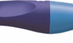 Rollertoll, 0,5 mm, jobbkezes, kék tolltest, STABILO 'EasyOriginal Start', kék