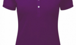 Russell Női galléros stretch póló, Ultra Purple