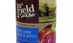 Sam's Field kutyakonzerv 400g lazac-csirke-sütőtök