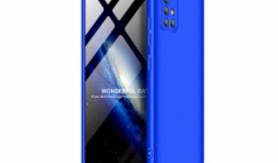 Samsung A715F Galaxy A71 hátlap - GKK 360 Full Protection 3in1 - kék