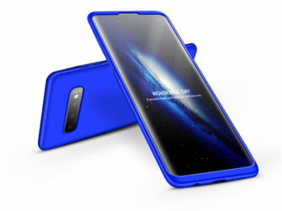 Samsung G973U Galaxy S10 hátlap - GKK 360 Full Protection 3in1 - kék