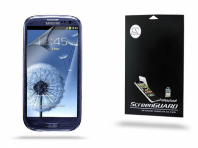 Samsung i9300 Galaxy S III képernyővédő fólia - Clear - 1 db/csomag