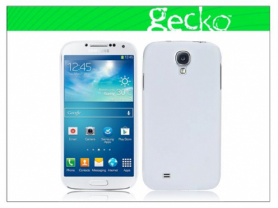 Samsung i9500 Galaxy S4 hátlap képernyővédő fóliával - Gecko Ultra Slim - white