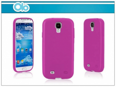 Samsung i9500 Galaxy S4 szilikon hátlap - OLO Cloud - pink