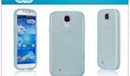 Samsung i9500 Galaxy S4 szilikon hátlap - OLO Glacier - blue