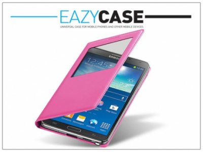 Samsung N9000 Galaxy Note 3 S View Cover flipes hátlap - EF-CN900BIEGWW utángyártott - pink
