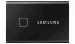 SAMSUNG Portable SSD USB3.2 2TB Solid State Disk, T7 Touch, Fekete