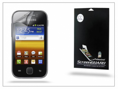 Samsung S5360 Galaxy Y képernyővédő fólia - Clear - 1 db/csomag