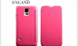 Samsung SM-G900 Galaxy S5 flipes tok - Kalaideng Enland Series - dark pink