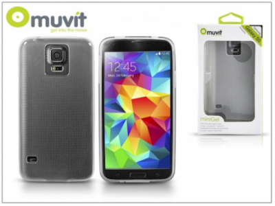 Samsung SM-G900 Galaxy S5 hátlap - Muvit miniGel - clear