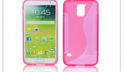 Samsung SM-G900 Galaxy S5 szilikon hátlap - S-Line - pink