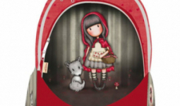 Santoro Gorjuss, hátizsák, iskolatáska, merev aljjal, 40x30x21cm, Little Red Riding Hood