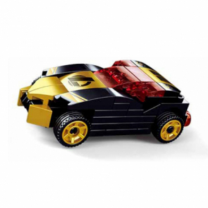 Sluban Power Bricks Pull Back - Gold Black Winner felhúzható autó építőjáték készlet