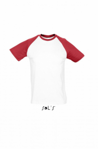 SOL&#039;S SO11190 férfi póló, White/Red