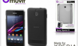 Sony Xperia E1 hátlap - Made for Xperia Muvit miniGel - clear