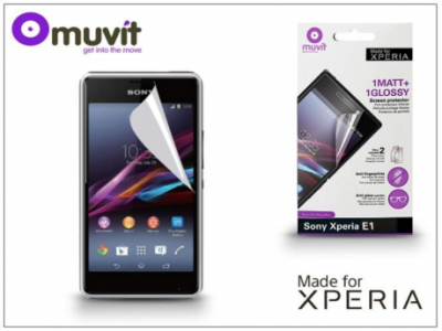 Sony Xperia E1 képernyővédő fólia - Made for Xperia Muvit - 2 db/csomag - matt/glossy