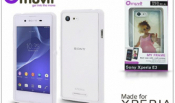 Sony Xperia E3 (D2203) hátlap - Made for Xperia Muvit My Frame - white/clear