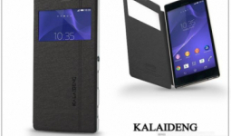 Sony Xperia T3 (D5103) flipes tok - Kalaideng Iceland 2 Series View Cover - black